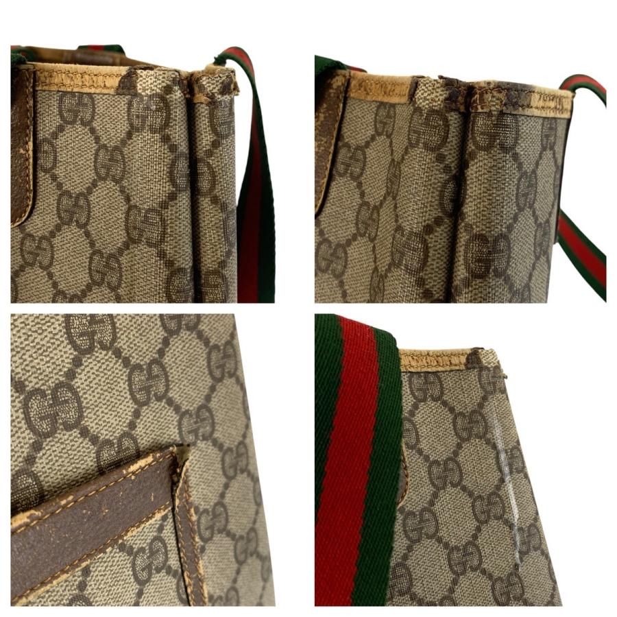 GUCCI グッチ ヴィンテージ シェリーライン ベージュ GGスプリームキャンバス 39 02 003 トートバッグ ショルダーバッグ レディース 601309 | GUCCI | 04