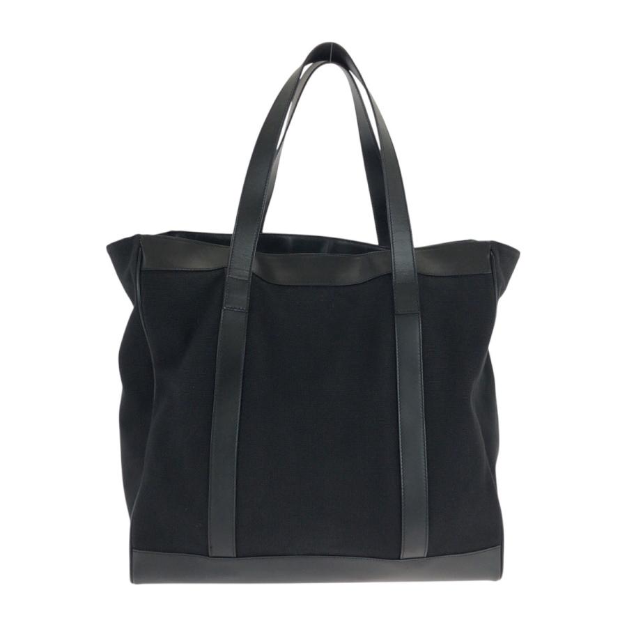 美品 GUCCI グッチ ブラック 黒 シルバー金具 キャンバス/レザー 91384 トートバッグ ビジネスバッグ ショルダーバッグ メンズ 601316_1
