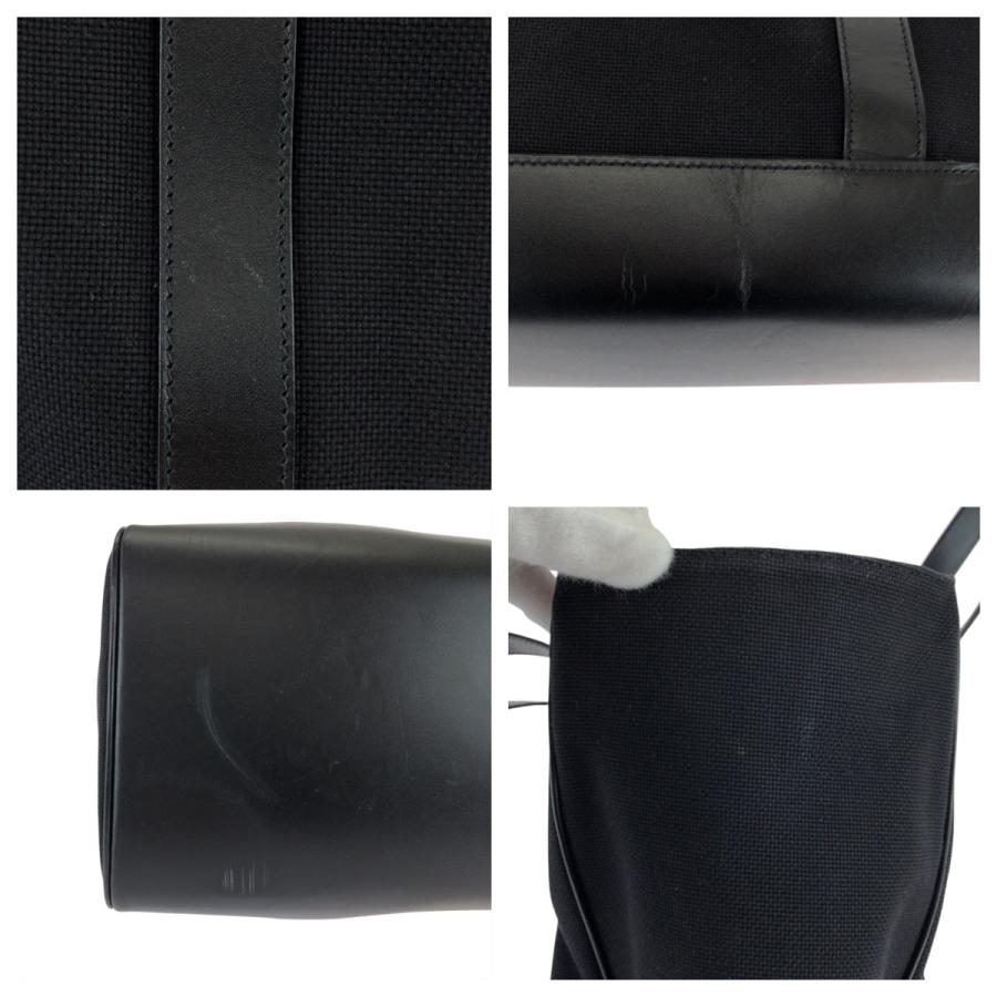 美品 GUCCI グッチ ブラック 黒 シルバー金具 キャンバス/レザー 91384 トートバッグ ビジネスバッグ ショルダーバッグ メンズ 601316_4