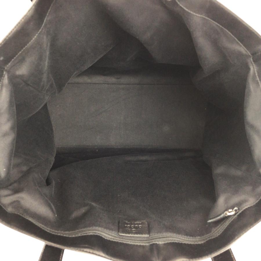美品 GUCCI グッチ ブラック 黒 シルバー金具 キャンバス/レザー 91384 トートバッグ ビジネスバッグ ショルダーバッグ メンズ 601316_7