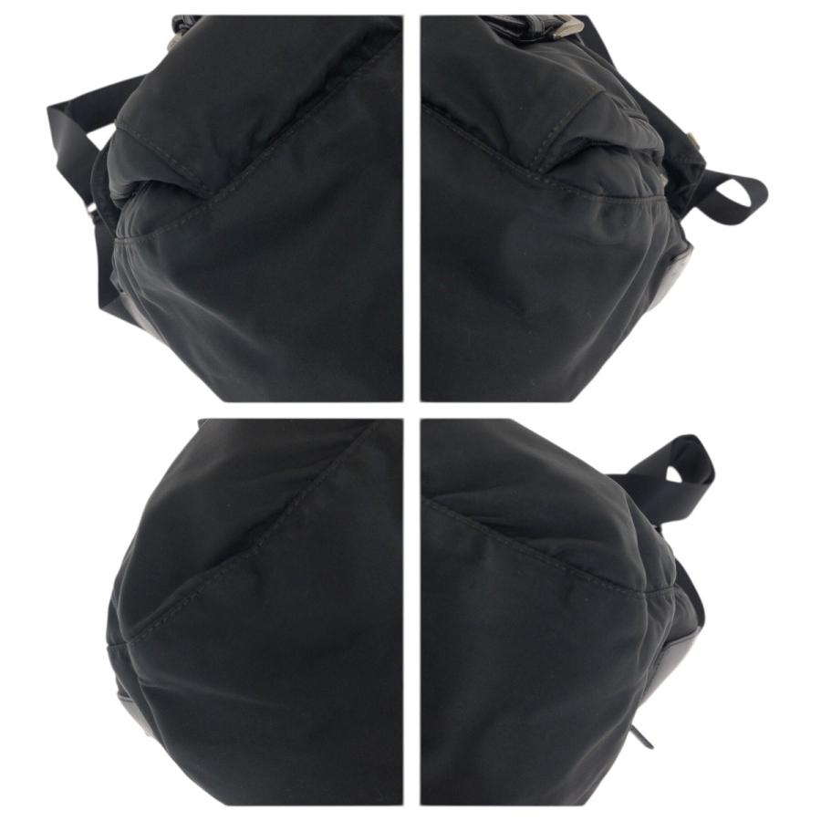 美品 PRADA プラダ テスート 三角ロゴプレート ブラック ナイロン/レザー ショルダーバッグ メッセンジャーバッグ 601318_2