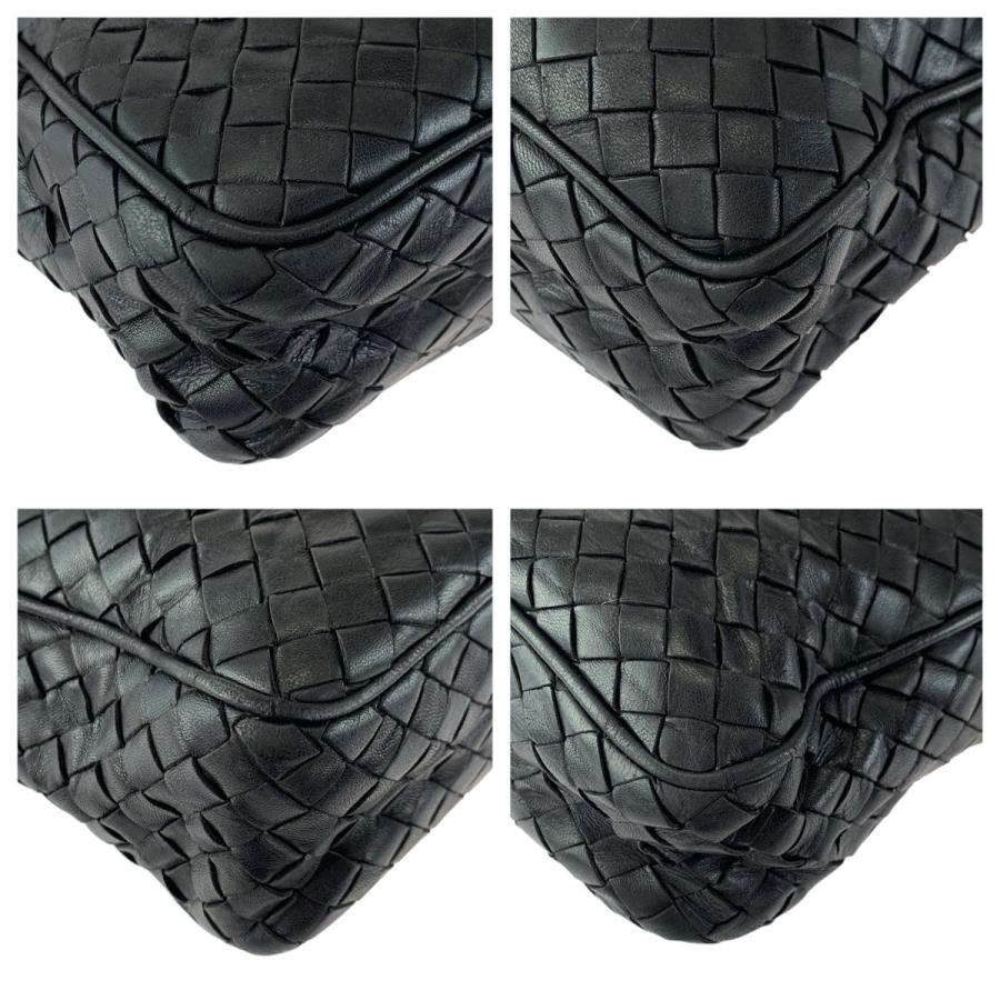 美品 BOTTEGAVENETA ボッテガヴェネタ イントレチャート ブラック 黒 ゴールド金具 9G00005032G510 ショルダーバッグ レディース 601351_3