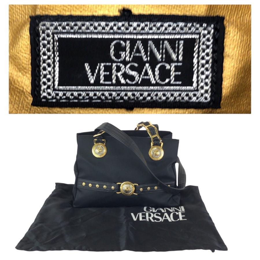 美品 VERSACE ヴェルサーチ ヴィンテージ サンバースト ブラック 黒