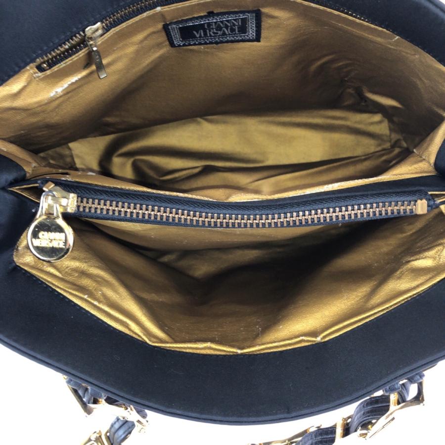 美品 VERSACE ヴェルサーチ ヴィンテージ サンバースト ブラック 黒