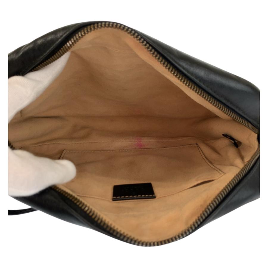 GUCCI グッチ GGマーモント カメラバッグ ブラック 黒 ゴールド金具 レザー 447632 ショルダーバッグ ポシェット レディース 601388_7