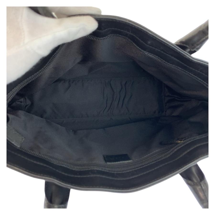 美品 GUCCI グッチ ブラック 黒 GGキャンバス/レザー 002 1119 トートバッグ ハンドバッグ レディース 601394 | GUCCI | 07