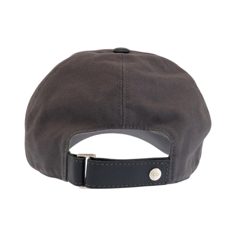 美品 Christian Dior クリスチャンディオール グレー シルバー金具 コットン キャップ 帽子 レディース 601402 |  | 02