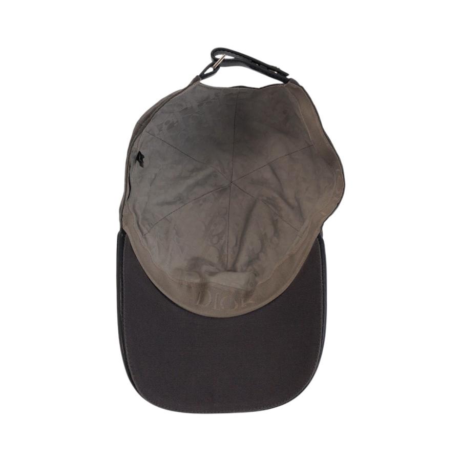 美品 Christian Dior クリスチャンディオール グレー シルバー金具 コットン キャップ 帽子 レディース 601402 |  | 04