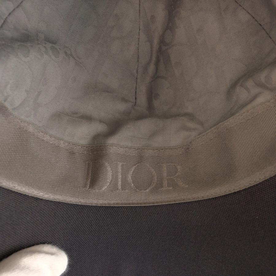 美品 Christian Dior クリスチャンディオール グレー シルバー金具 コットン キャップ 帽子 レディース 601402 |  | 06