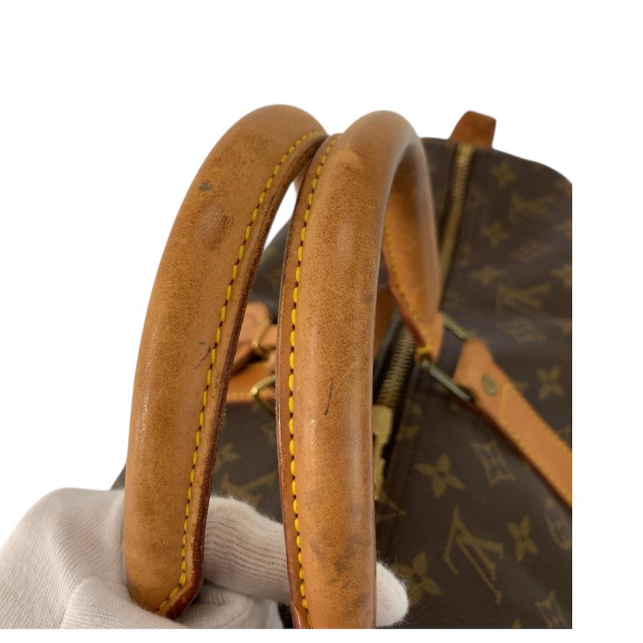 LOUIS VUITTON ルイヴィトン モノグラム キーポル55 ブラウン ゴールド金具 M41424 ボストンバッグ ハンドバッグ レディース 601465_7