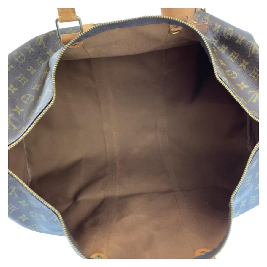 LOUIS VUITTON ルイヴィトン モノグラム キーポル55 ブラウン ゴールド金具 M41424 ボストンバッグ ハンドバッグ レディース 601465_8
