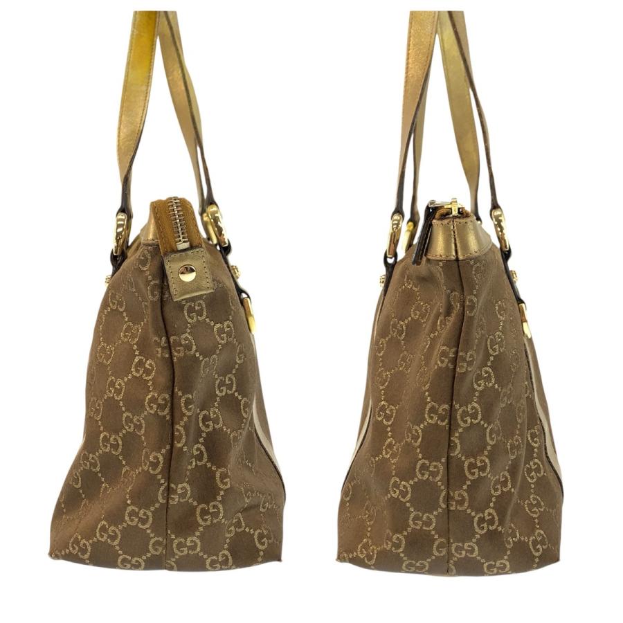 GUCCI（グッチ） アビー ゴールド ブラウン ゴールド金具 GGキャンバス