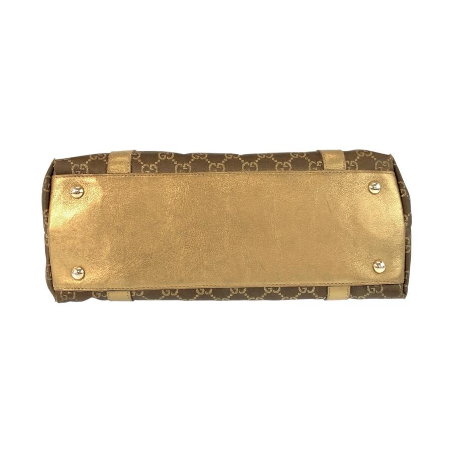 GUCCI（グッチ） アビー ゴールド ブラウン ゴールド金具 GGキャンバス