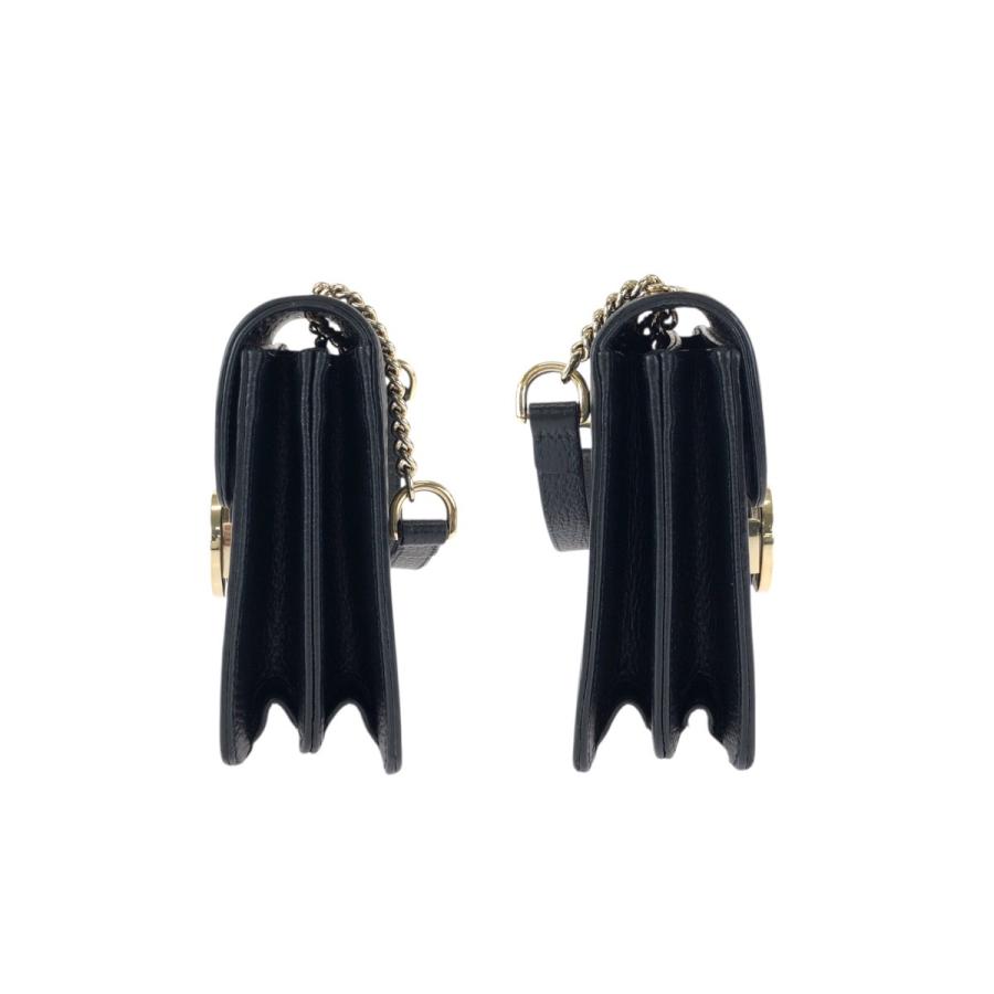 GUCCI グッチ インターロッキングG ブラック 黒 ゴールド金具 レザー 510304 チェーンショルダーバッグ レディース 601549 | GUCCI | 07