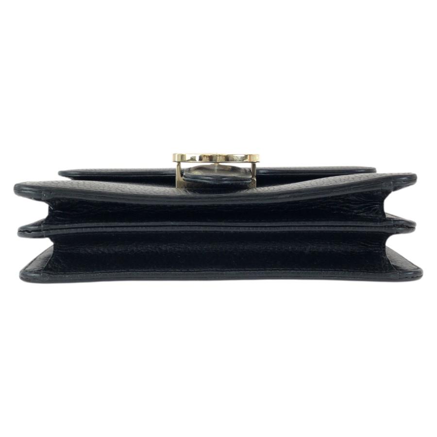 GUCCI グッチ インターロッキングG ブラック 黒 ゴールド金具 レザー 510304 チェーンショルダーバッグ レディース 601549 | GUCCI | 09