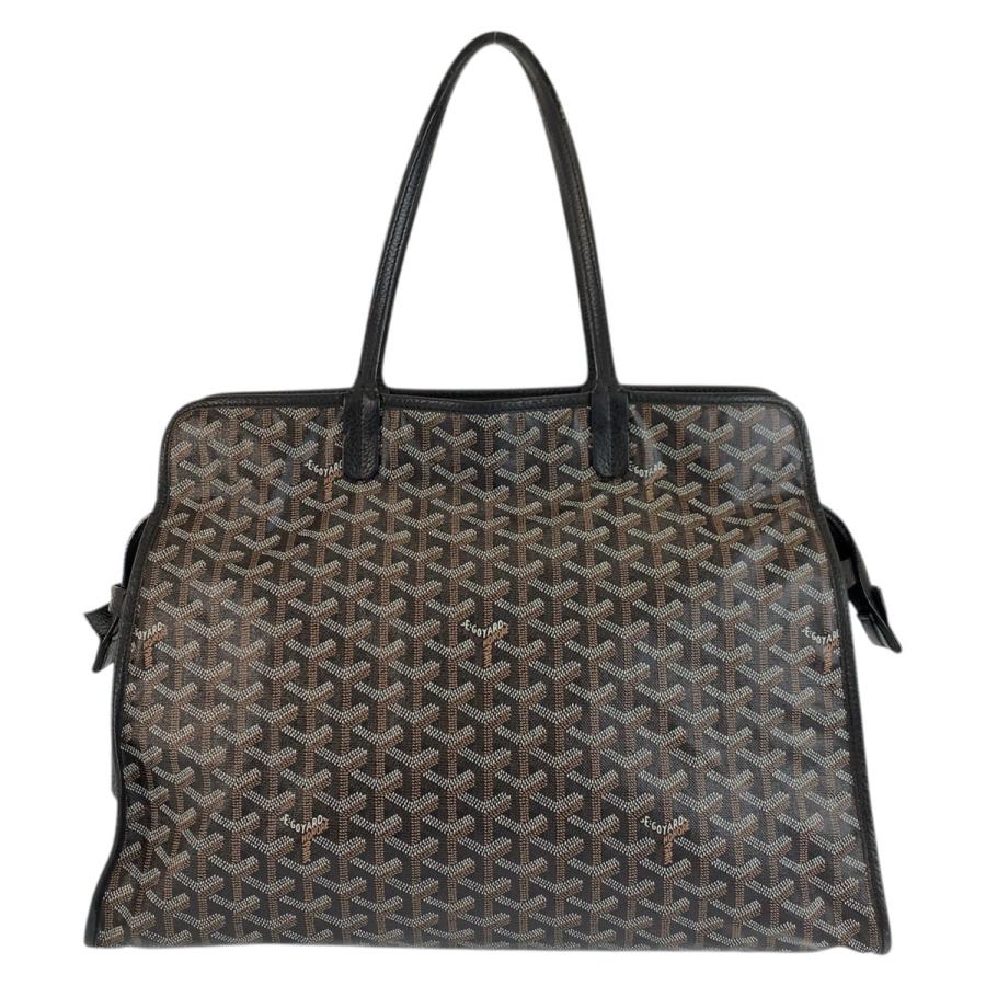 美品 GOYARD ゴヤール アーディPM ブラック 黒 ブラウン PVC/レザー トートバッグ ショルダーバッグ レディース 601585 | GOYARD | 01