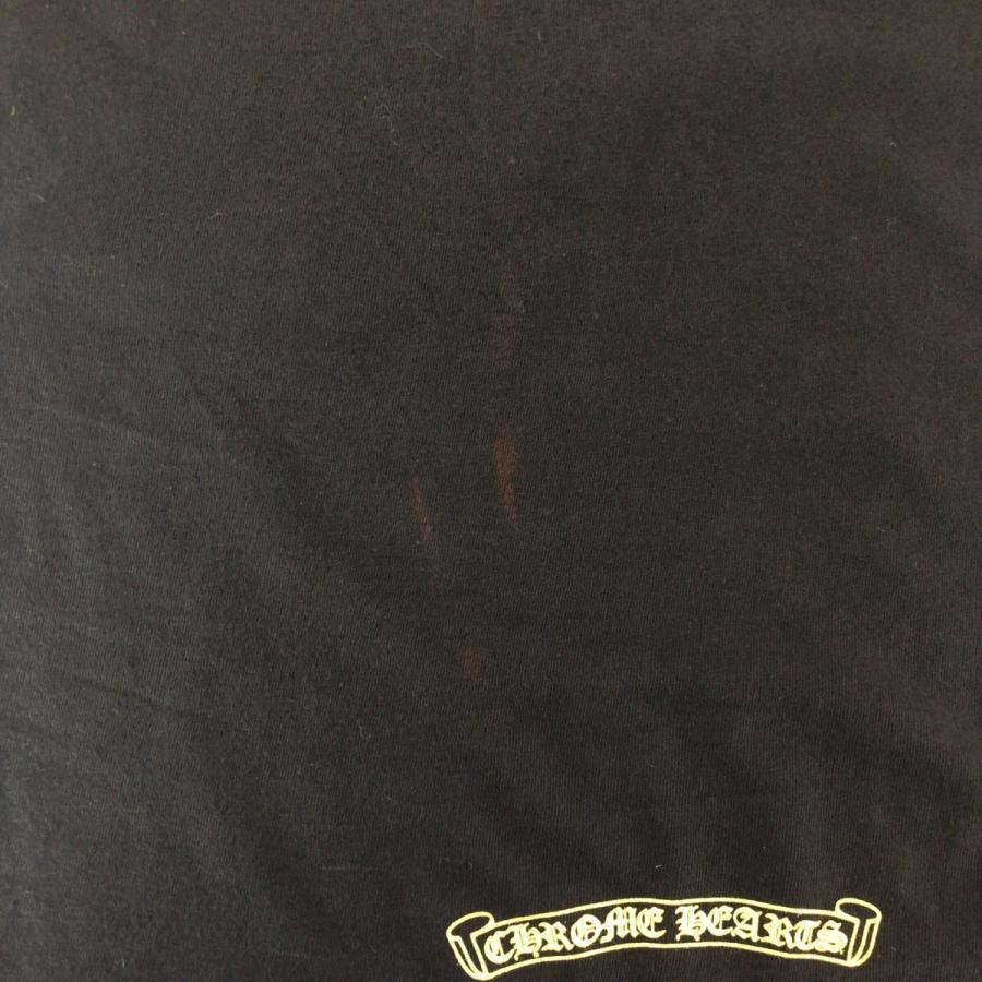 美品 CHROME HEARTS クロムハーツ ネックロゴ サイズXS ブラック イエロー コットン 半袖Ｔシャツ 男女兼用 レディース 601588 |  | 06