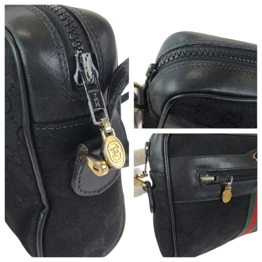 GUCCI（グッチ） オールドグッチ シェリーライン ブラック マルチ