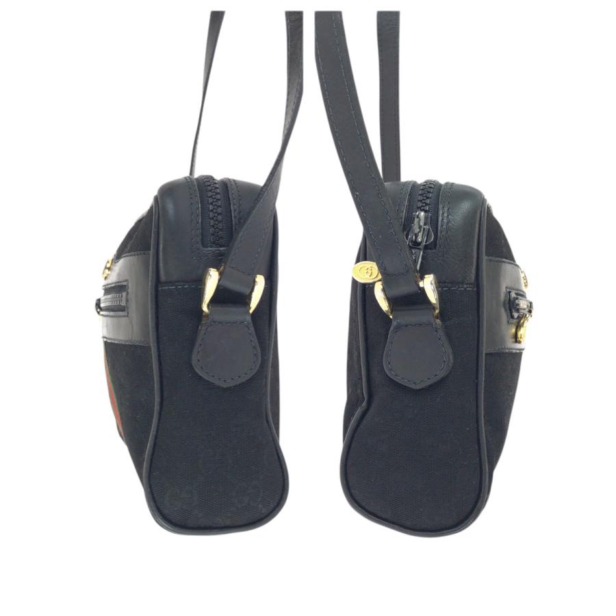 GUCCI グッチ オールドグッチ　シェリーライン　ショルダーバッグ GUCCI（グッチ） オールドグッチ シェリーライン ブラック マルチ