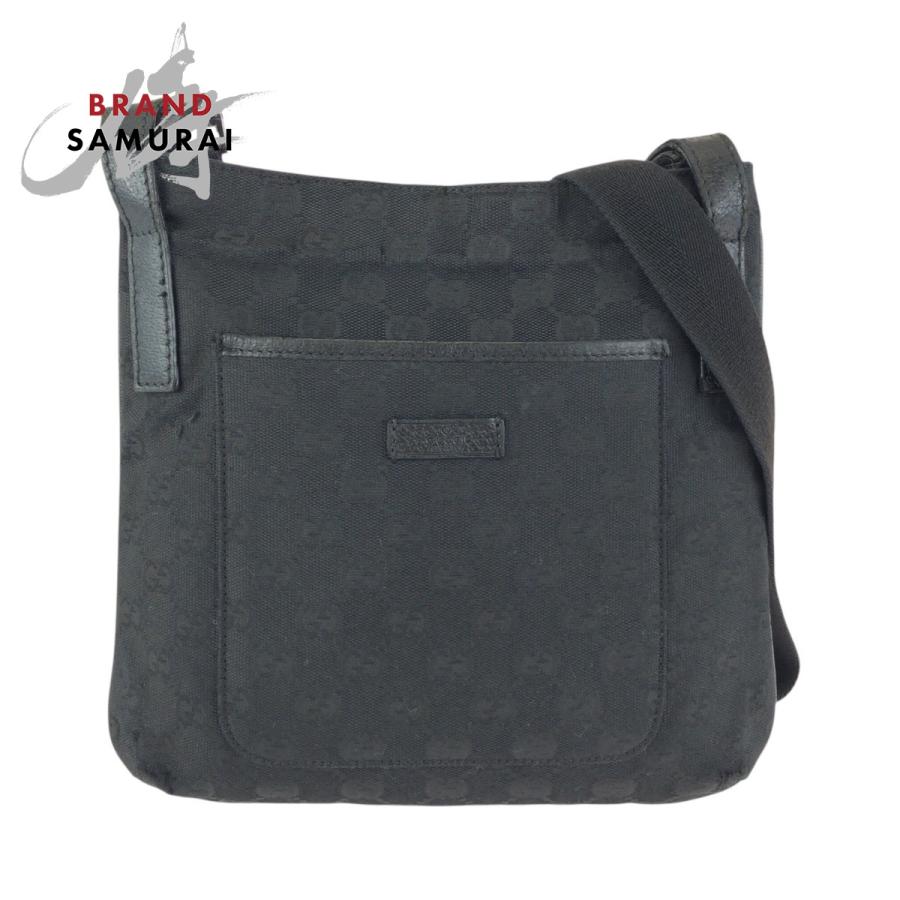 GUCCI（グッチ） ブラック 黒 シルバー金具 GGキャンバス/レザー