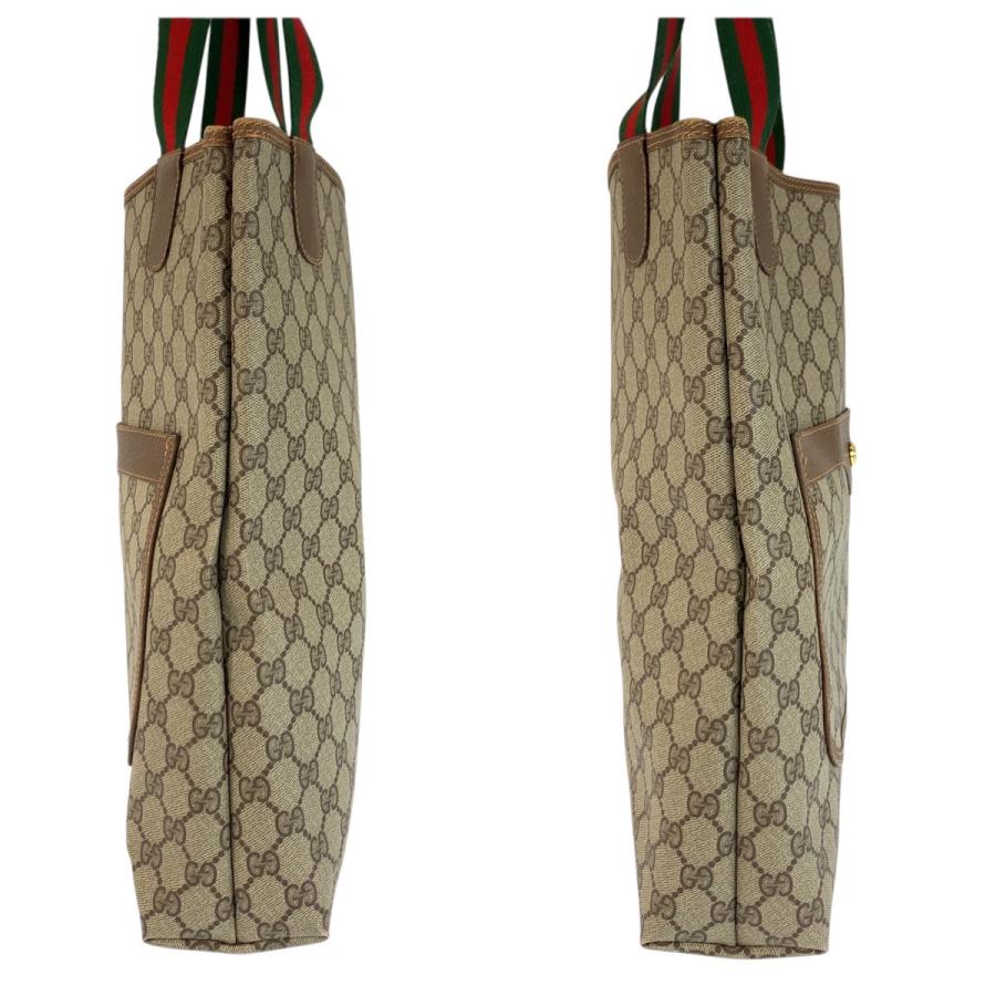 美品 GUCCI グッチ ヴィンテージ シェリーライン GGスプリームキャンバス 89 02 003 トートバッグ ショルダーバッグ レディース 601677 | GUCCI | 06