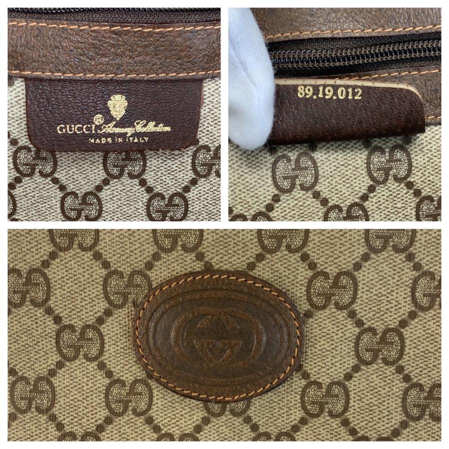 美品 GUCCI グッチ ヴィンテージ シェリーライン GGスプリームキャンバス 89 19 012 ボストンバッグ ハンドバッグ レディース 601700_2