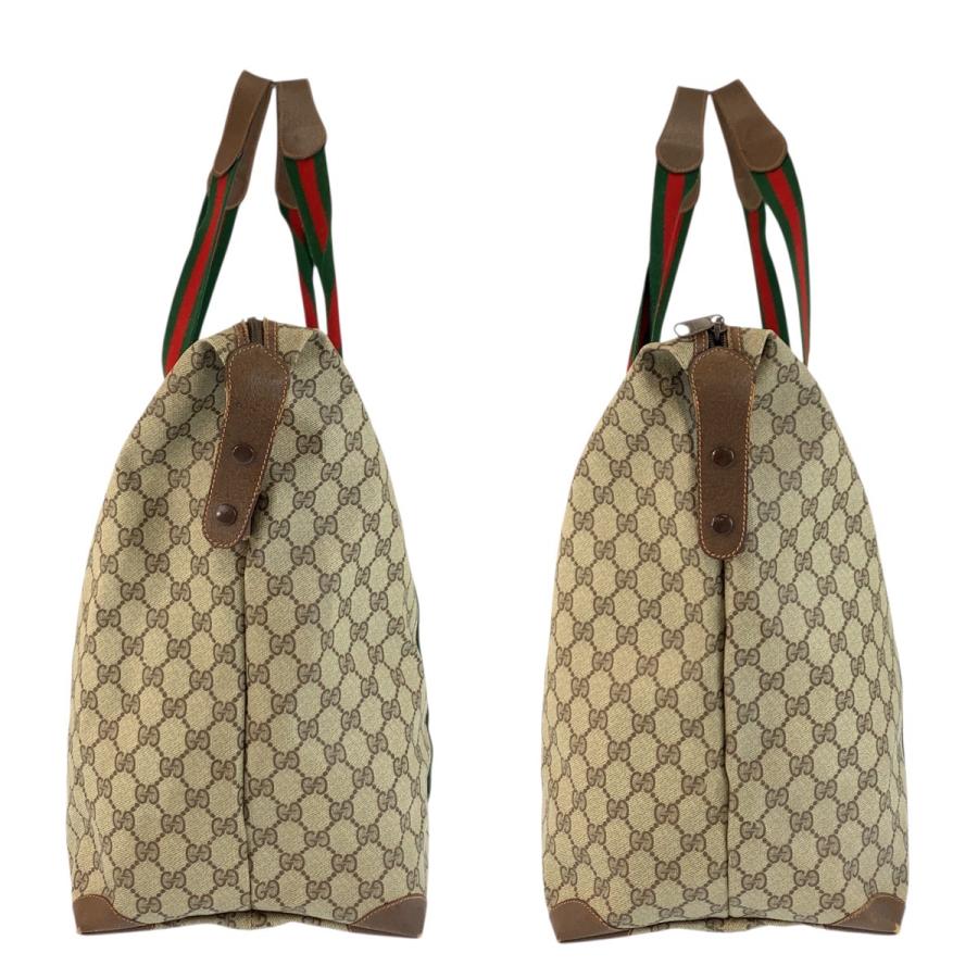 美品 GUCCI グッチ ヴィンテージ シェリーライン GGスプリームキャンバス 89 19 012 ボストンバッグ ハンドバッグ レディース 601700_7