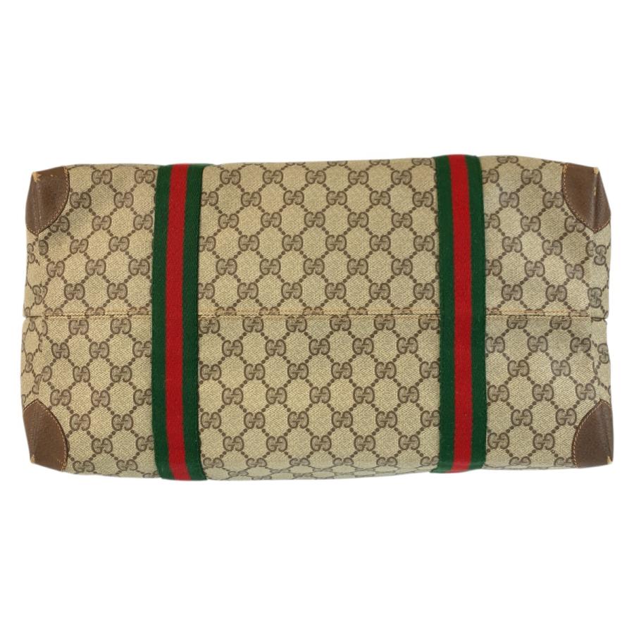 美品 GUCCI グッチ ヴィンテージ シェリーライン GGスプリームキャンバス 89 19 012 ボストンバッグ ハンドバッグ レディース 601700_9
