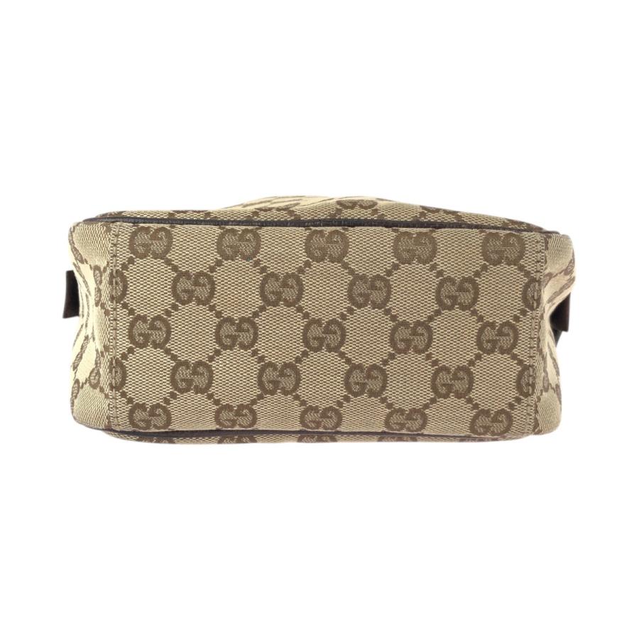 美品 GUCCI グッチ ベージュ ブラウン GGキャンバス/レザー 122759 ショルダーバッグ メッセンジャーバッグ  レディース 601709 | GUCCI | 09
