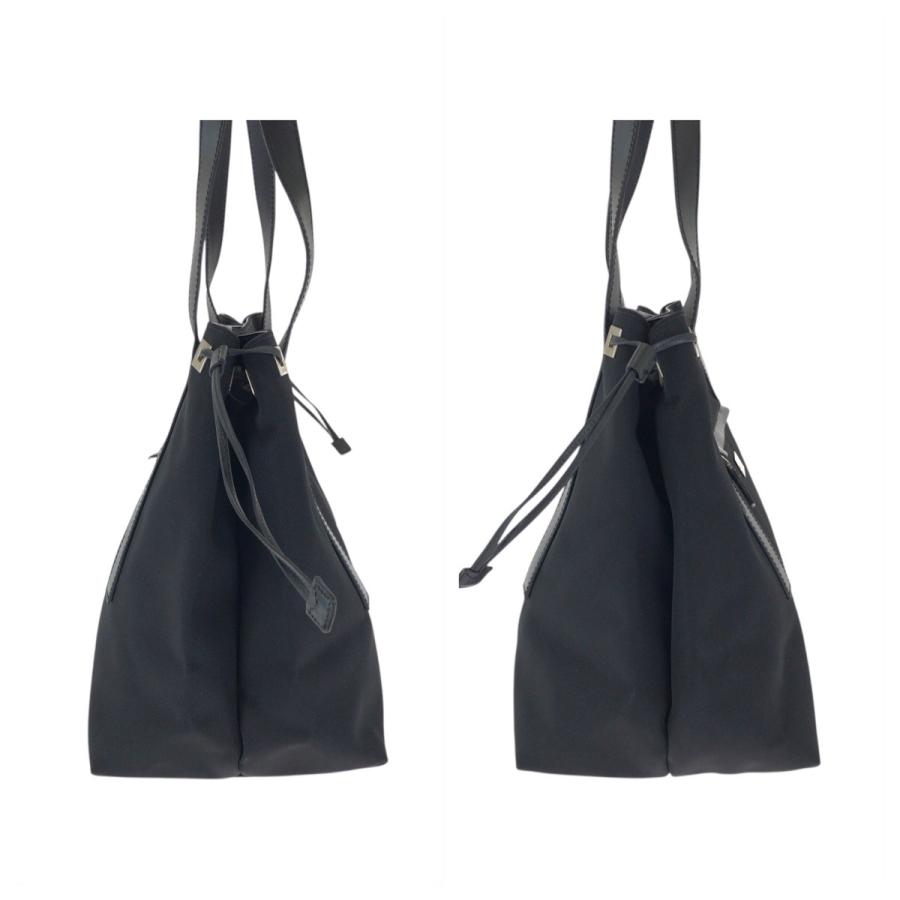 美品 GUCCI グッチ ブラック 黒 シルバー金具 ナイロン/レザー 019 0493 トートバッグ ショルダーバッグ レディース 601720 | GUCCI | 07