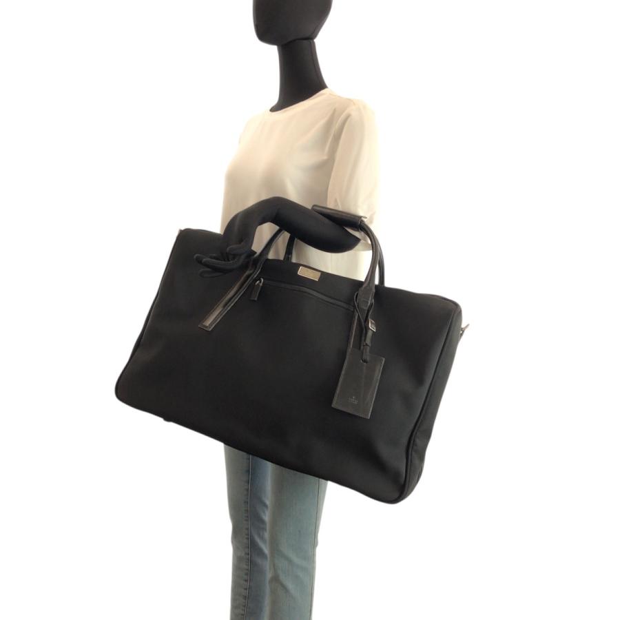 美品 GUCCI グッチ ブラック 黒 シルバー金具 キャンバス/レザー 012 0398 12 ボストンバッグ 男女兼用 ショルダーバッグ 2WAY 601735_5