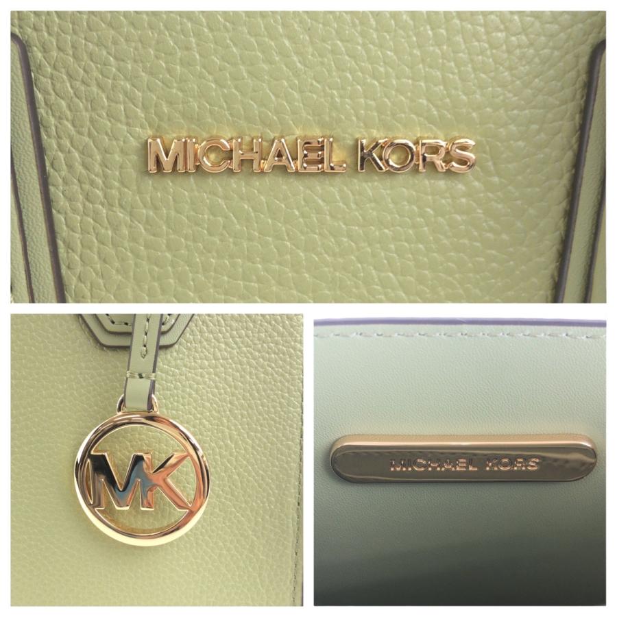 新品未使用 Michael Kors マイケルコース グリーン ゴールド金具 レザー トートバッグ ショルダーバッグ 2WAY レディース 601849 新品_3