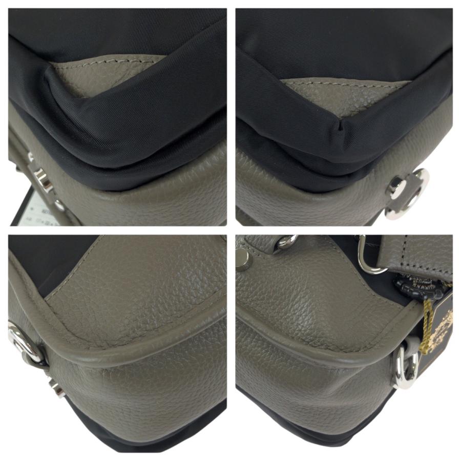 新品未使用 Orobianco オロビアンコ ブラック グレー シルバー金具 ナイロン/レザー 92168 ボディバッグ ショルダーバッグ 601866 新品_2