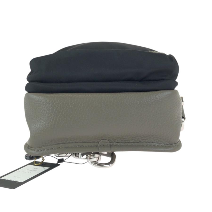 新品未使用 Orobianco オロビアンコ ブラック グレー シルバー金具 ナイロン/レザー 92168 ボディバッグ ショルダーバッグ 601866 新品_8