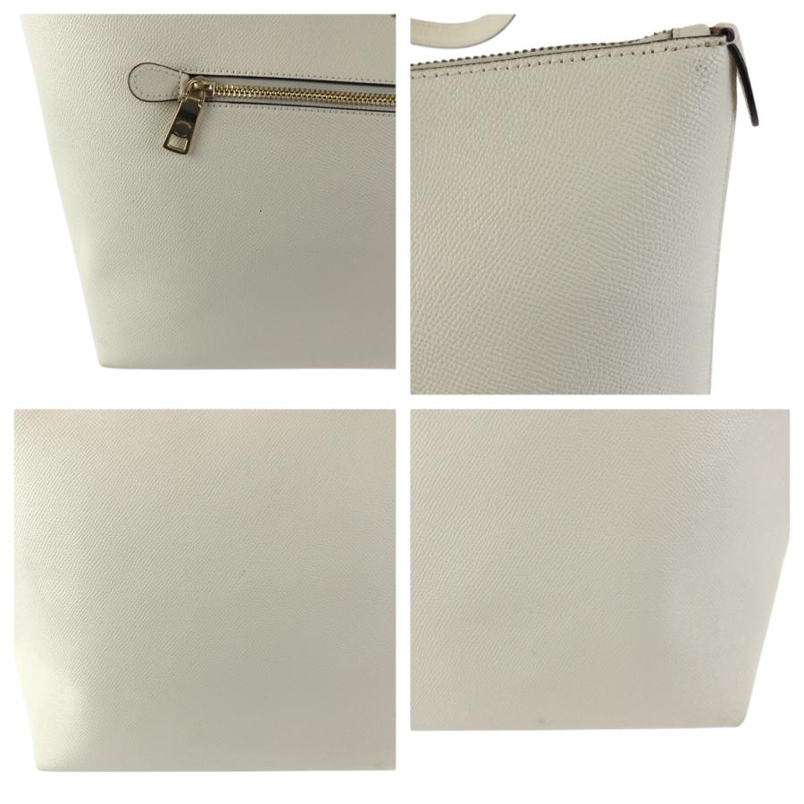 美品 COACH コーチ ギャラリー オフホワイト ゴールド金具 レザー F79608 トートバッグ ショルダーバッグ レディース 601886 | COACH | 04