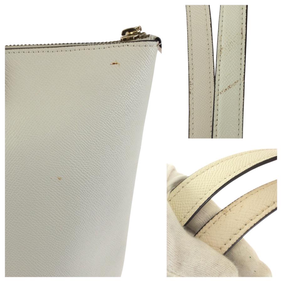 美品 COACH コーチ ギャラリー オフホワイト ゴールド金具 レザー F79608 トートバッグ ショルダーバッグ レディース 601886 | COACH | 05