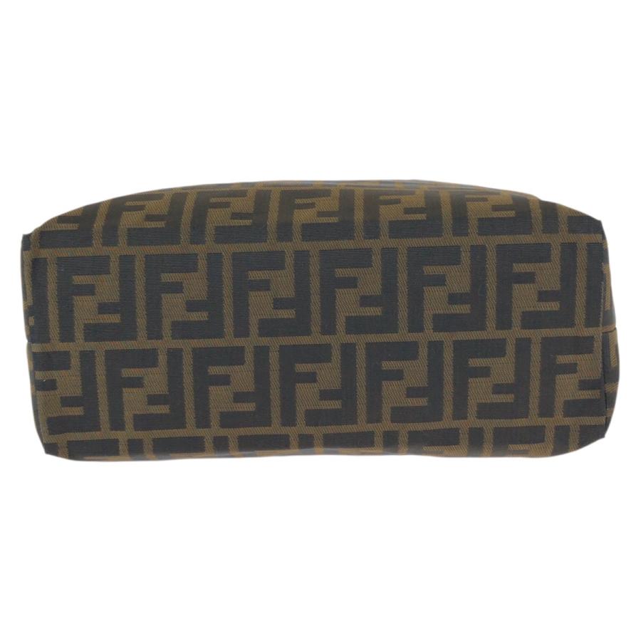 FENDI（フェンディ） 美品 ズッカ ブラウン シルバー金具 ナイロン