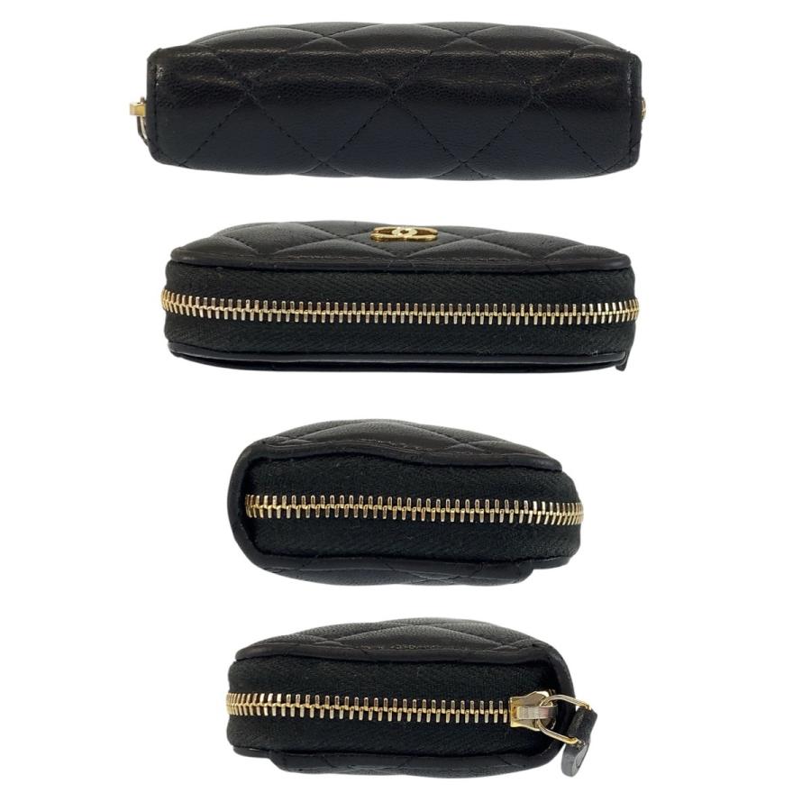 CHANEL（シャネル） 美品 マトラッセ クラシック ジップコインパース 