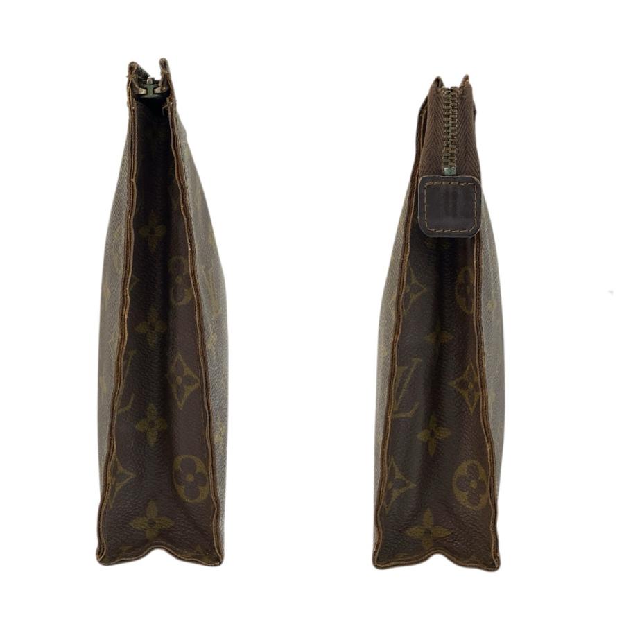 LOUIS VUITTON ルイヴィトン モノグラム ポッシュ トワレット26 ブラウン PVC M47542 ポーチ クラッチバッグ レディース 601929_5