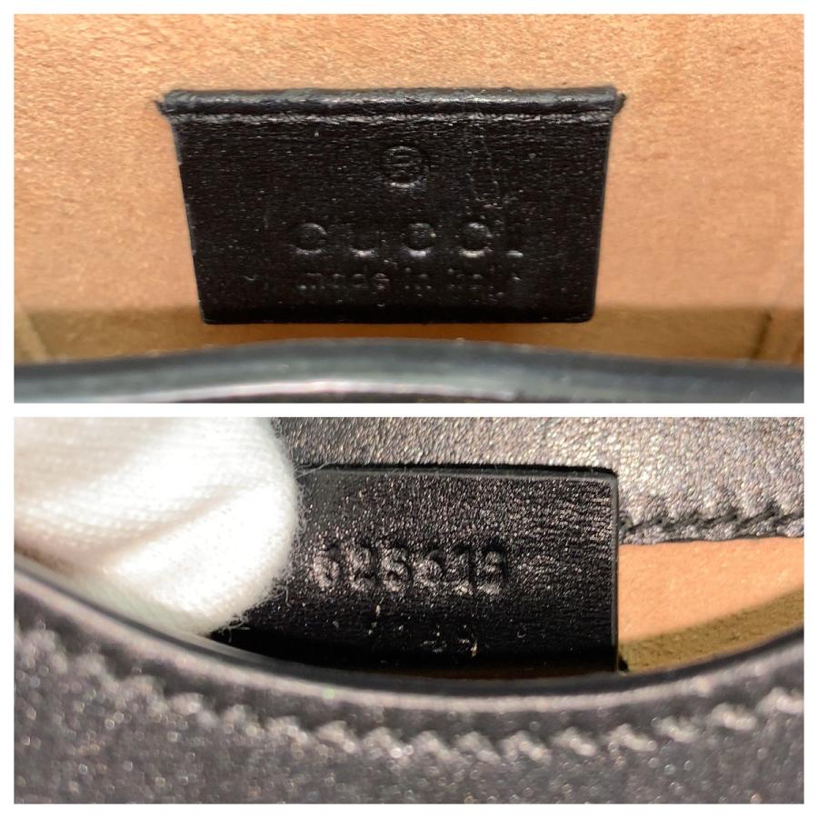 美品 GUCCI グッチ ホースビット ブラック 黒 ゴールド金具 レザー 625615 ショルダーバッグ ポシェット レディース 602000 | GUCCI | 02