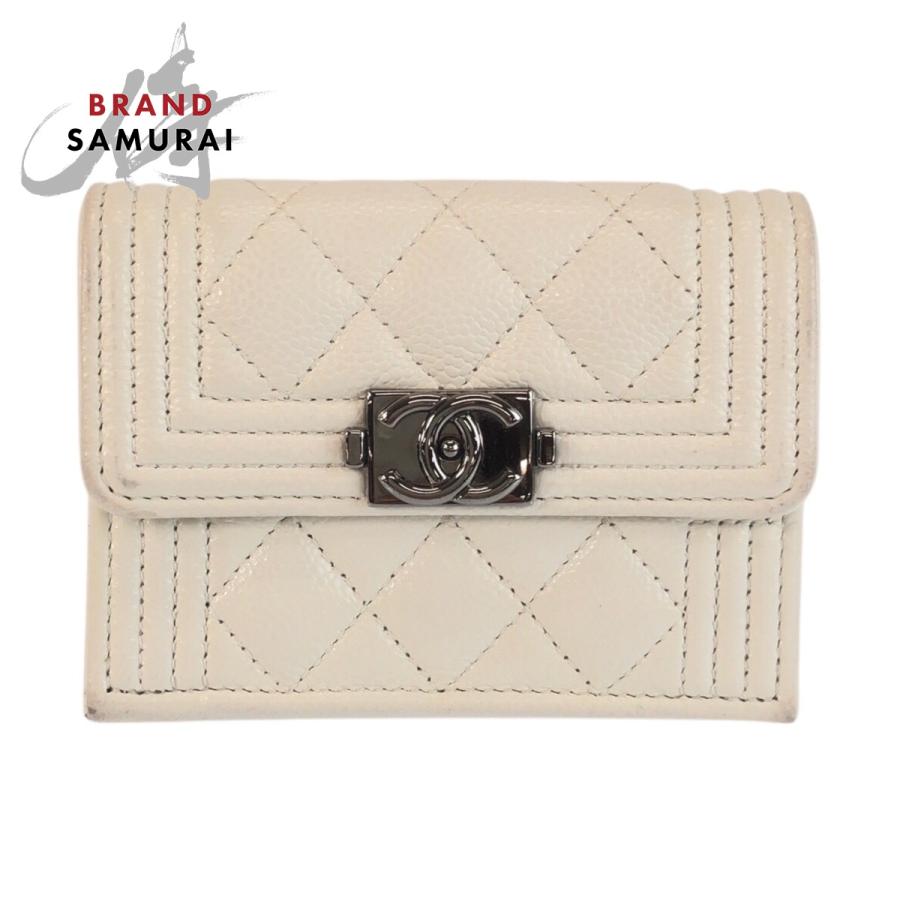 CHANEL（シャネル） 美品 ボーイシャネル ココマーク ホワイト 
