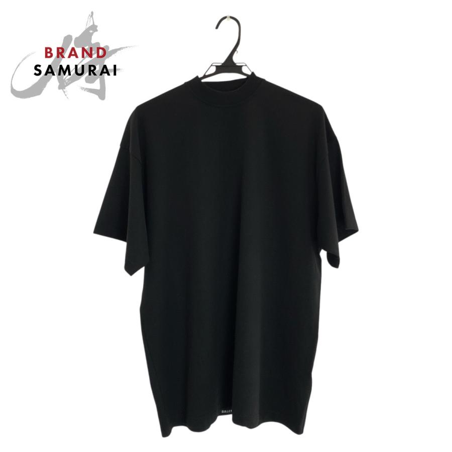 BALENCIAGA（バレンシアガ） 美品 サイズL ブラック 黒 コットン 半袖 