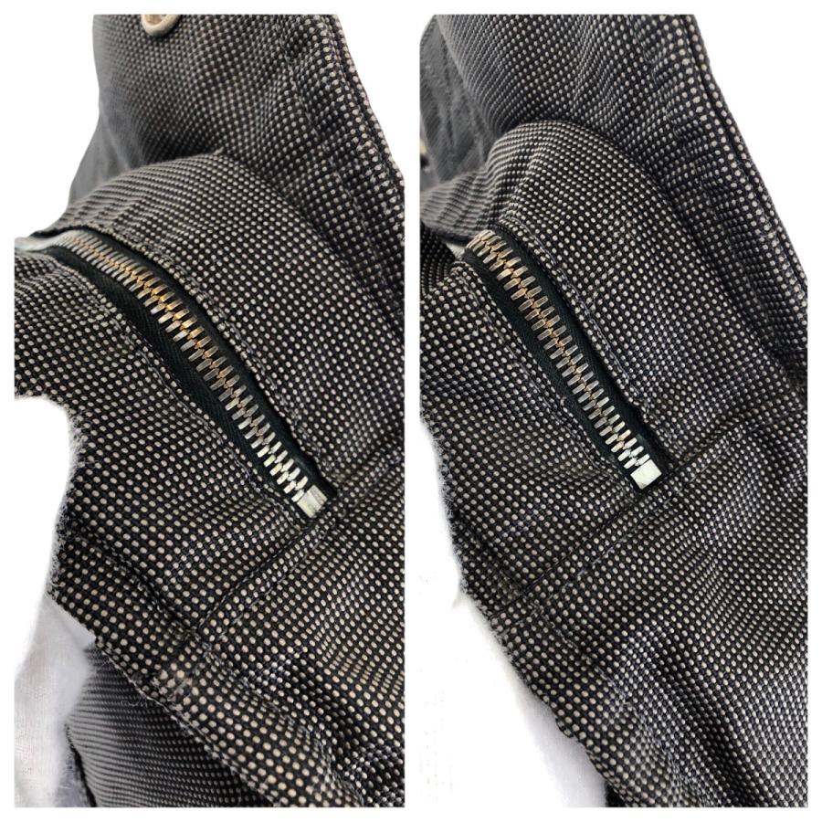 美品 HERMES エルメス エールライン MM グレー シルバー金具 ポリアミド/ポリエステル トートバッグ ハンドバッグ レディース 602084 | HERMES | 05