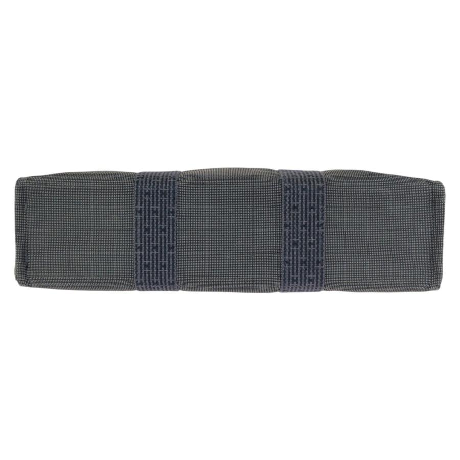 美品 HERMES エルメス エールライン MM グレー シルバー金具 ポリアミド/ポリエステル トートバッグ ハンドバッグ レディース 602084 | HERMES | 09