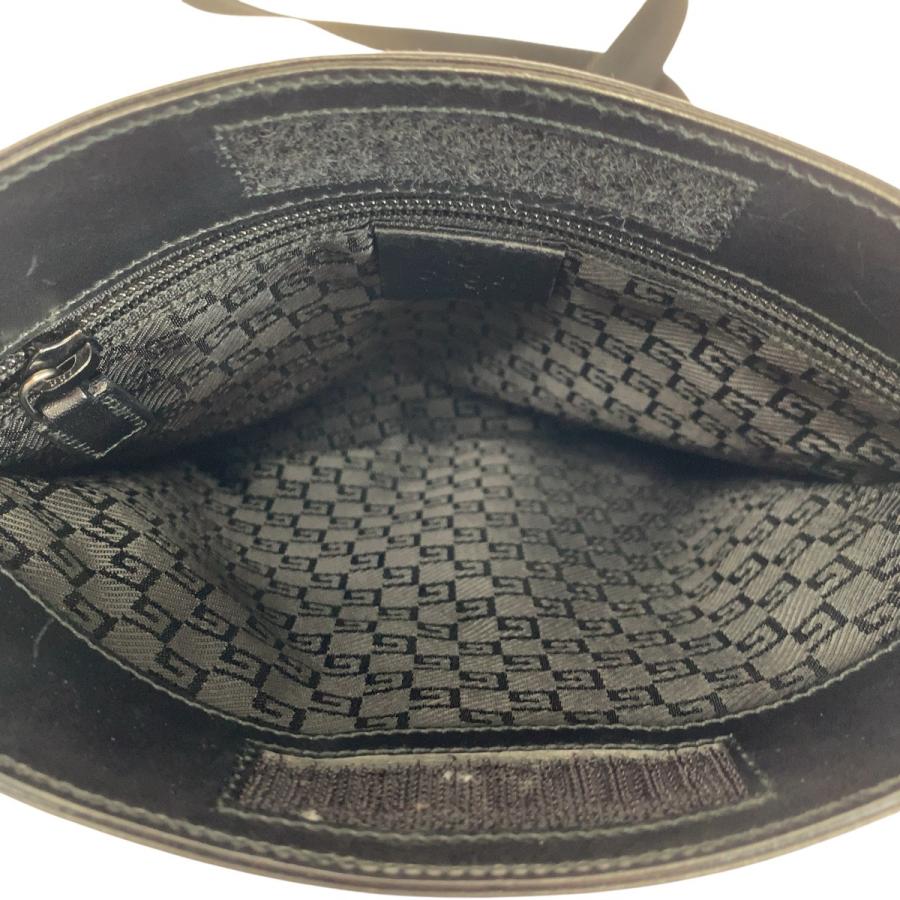GUCCI（グッチ） 美品 ブラック 黒 シルバー金具 ナイロン/レザー 