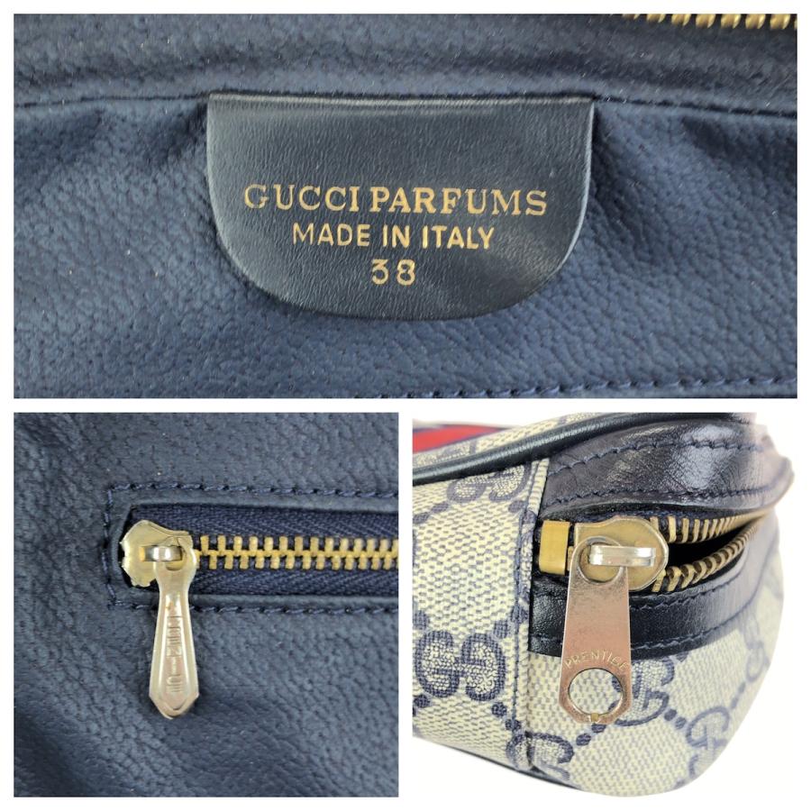 GUCCI グッチ GGスプリーム コスメポーチ クラッチバッグ 小物入れ 美
