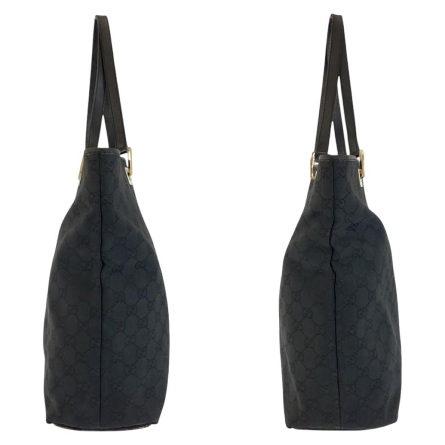 GUCCI（グッチ） ブラック 黒 ゴールド金具 GGキャンバス/レザー 002 
