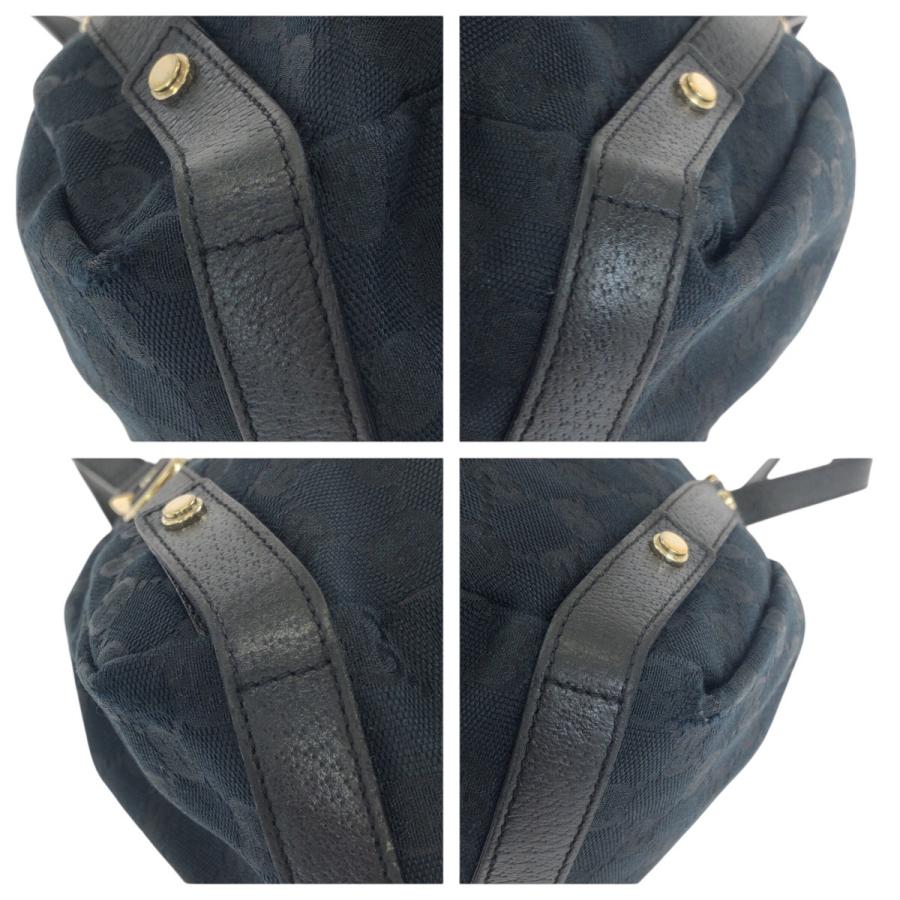 GUCCI（グッチ） アビー ブラック 黒 ゴールド金具 GGキャンバス