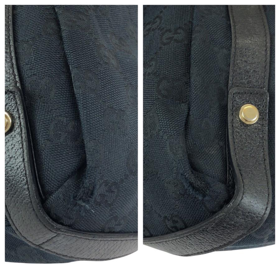GUCCI（グッチ） アビー ブラック 黒 ゴールド金具 GGキャンバス