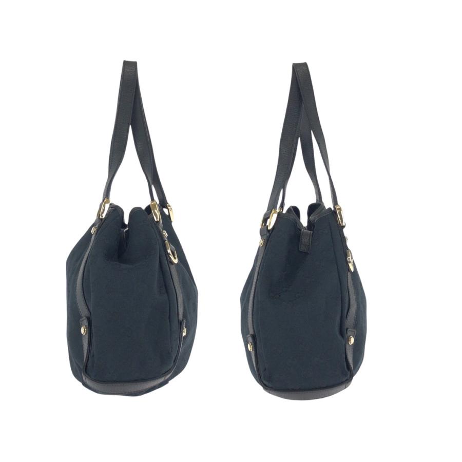 GUCCI（グッチ） アビー ブラック 黒 ゴールド金具 GGキャンバス